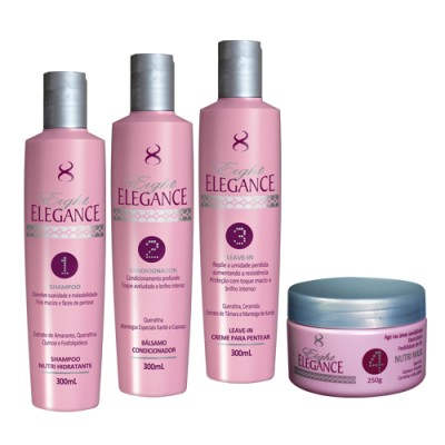 Kit Nutri Hidratante Eight Elegance - 4 produtos